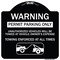 Signmission Permit Parking Only Unauthorized Vehicles Will Be Towed at Vehicle Owners Expense To, BW-1818-23309 A-DES-BW-1818-23309 - alternate 1